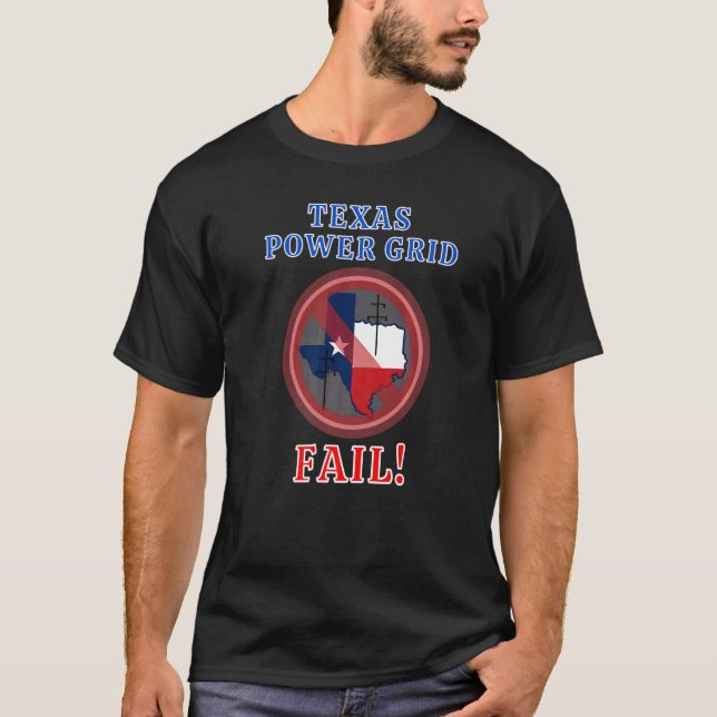 Texas Power Grid Versag T-Shirt (Vorderseite)