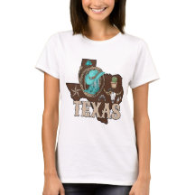 Texas Pride Cowboy Boot Südwest T - Shirt
