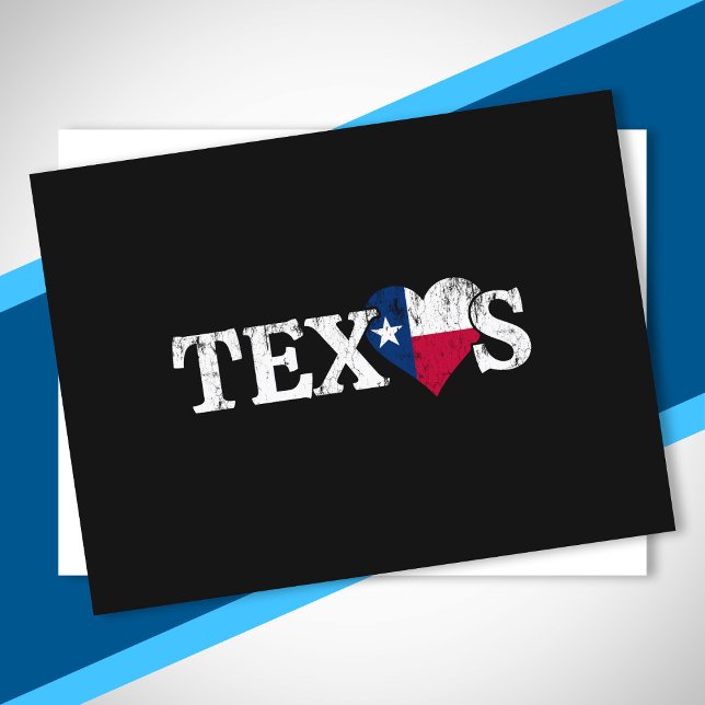 Texas Pride Liebe Herde Flag Staat Proud Texan Zuh Postkarte (Von Creator hochgeladen)