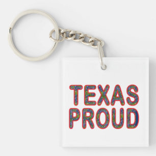Texas Proud Bluebonnet Schlüsselanhänger
