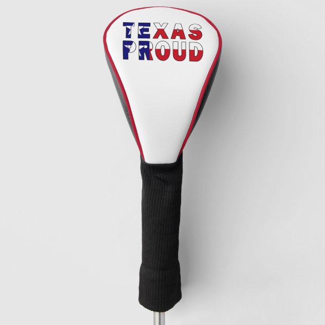Texas Proud Flag Golf Headcover (Vorderseite)