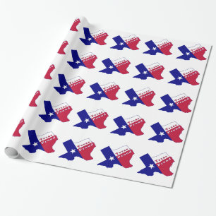 Texas Proud Flag Karte Geschenkpapier