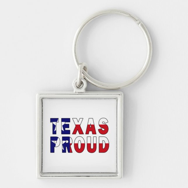 Texas Proud Flag Schlüsselanhänger (Vorne)
