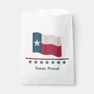 Texas Proud Long Star Flag Personalisiert Geschenktütchen