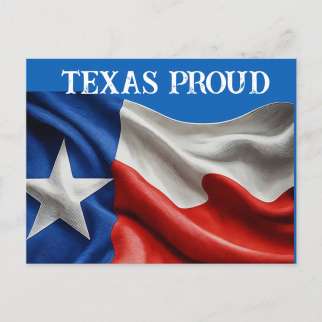 TEXAS PROUD POSTKARTE (Vorderseite)