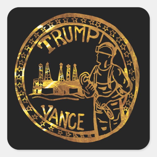 TEXAS QUADRATISCHER AUFKLEBER (Vorderseite)