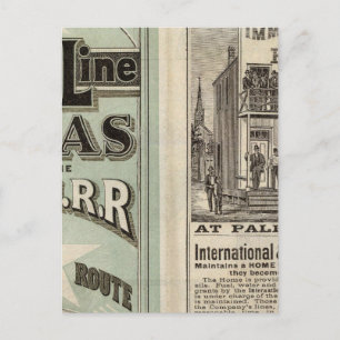 Texas Railroad Postkarte