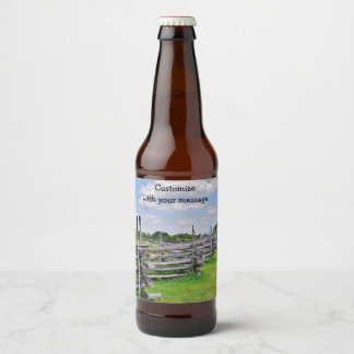 Texas Rails Weinetikett Bierflaschenetikett