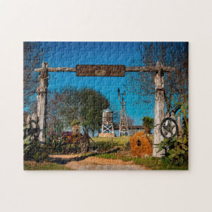 Texas Ranch Szene. Puzzle
