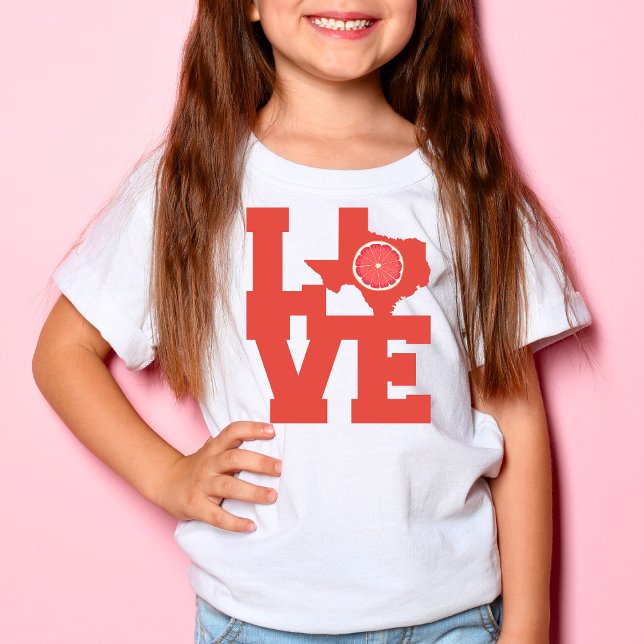 Texas Red Grapefruit Map T-Shirt (Von Creator hochgeladen)