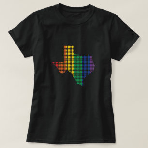Texas-Regenbogen-Staat T-Shirt
