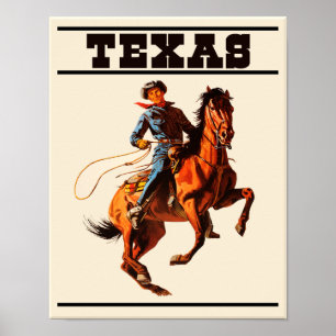 Texas Reiseplakat Poster