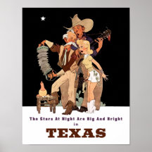 Texas Reiseplakat
