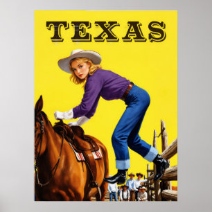 Texas Reiseplakat  Poster