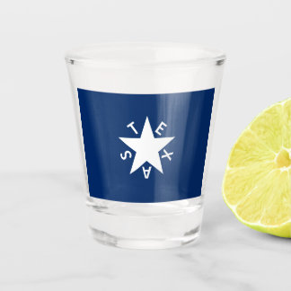 Texas Republic Flag Shootglas Schnapsglas