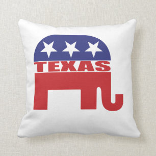Texas-Republikaner-Elefant Kissen