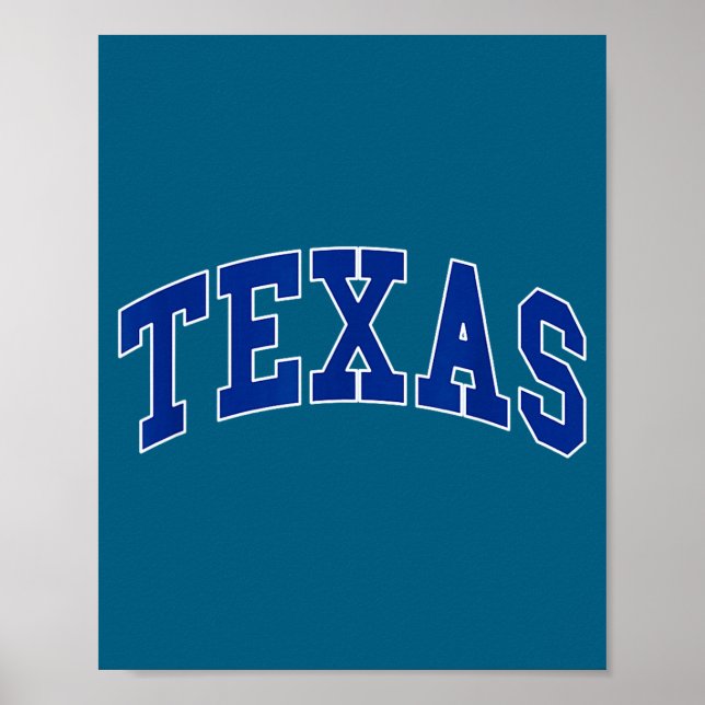 Texas - Retro-Design - klassisch  Poster (Vorne)