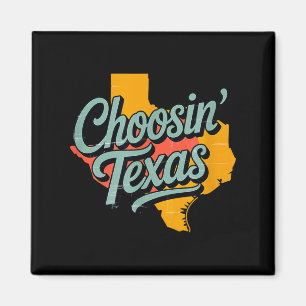 Texas-Retro-Lone-Star-State-Country-Musik wählen Magnet