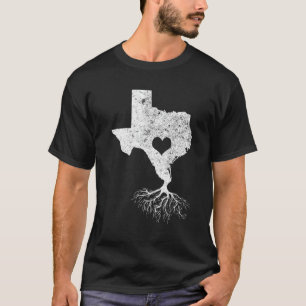Texas Roots Shirt I Liebe Texas mit Wurzeln und He