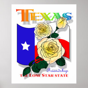Texas Rose Superposter Poster