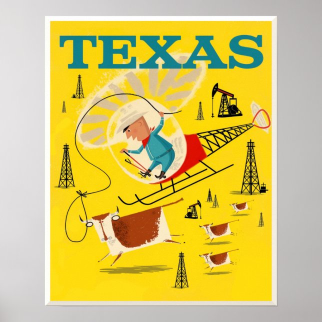 Texas Round up Poster (Vorne)