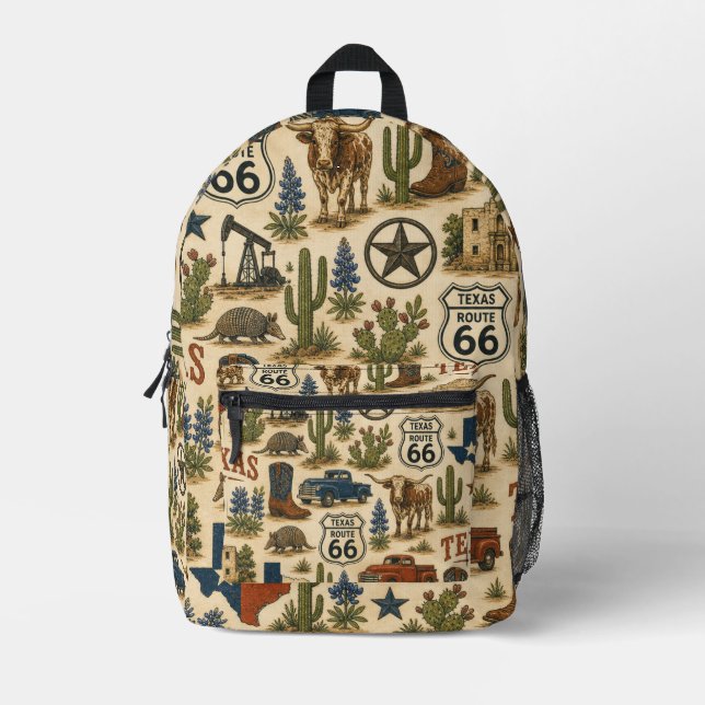 Texas Route 66 Trail Rucksack (Vorderseite)
