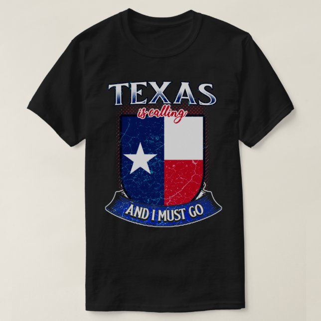 Texas ruft T-Shirt (Design vorne)