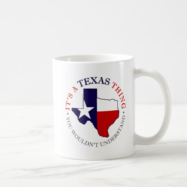 Texas-Sache Kaffeetasse (Rechts)