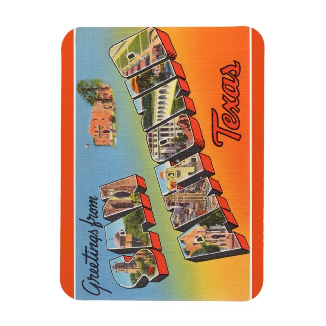 Texas, San Antonio Magnet (Vertikal)