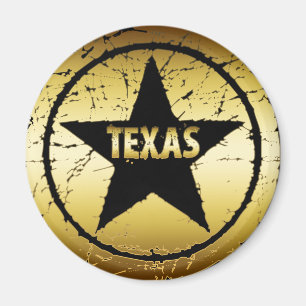 TEXAS-SCHMUTZ-ART-STERN MAGNET