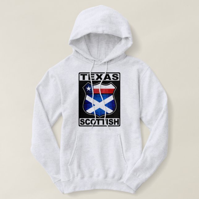 Texas Scottish American Hoodie (Design vorne)