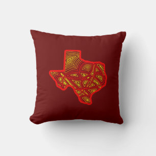 Texas Scribbleprint Kissen