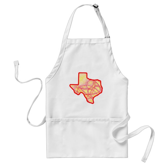 Texas Scribbleprint Schürze (Vorne)