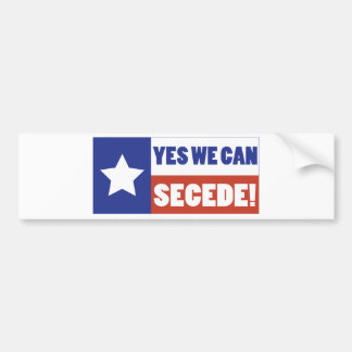 Texas Secede Autoaufkleber