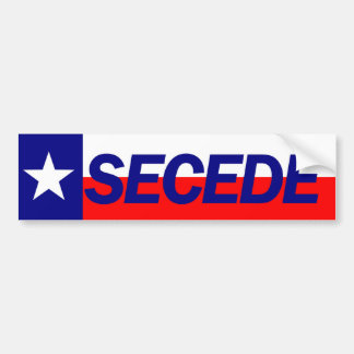 Texas SECEDE Autoaufkleber