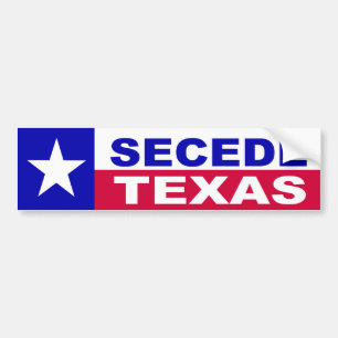 Texas-Sezession Autoaufkleber