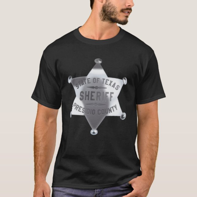 Texas Sheriff Uniforms Kostüm T-Shirt (Vorderseite)