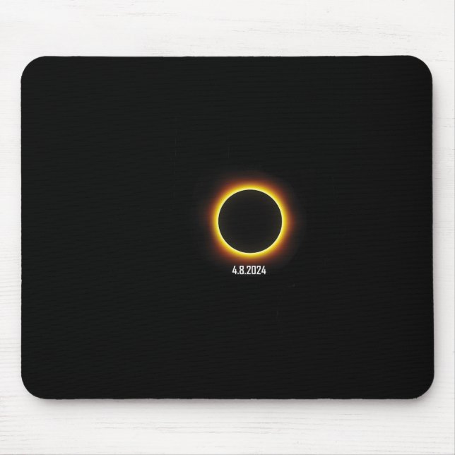 Texas Solar Eclipse 2024 Mousepad (Vorne)