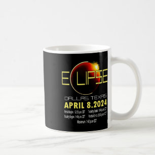 Texas Solar Eclipse 2024 Solar Eclipse Funny Texas Kaffeetasse