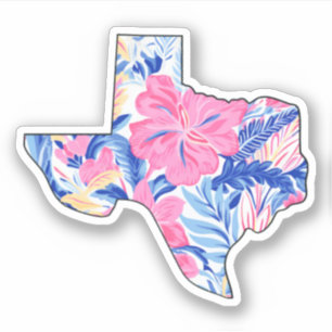 Texas - Sommeraufkleber - Lilly Inspiriert Aufkleber
