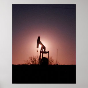 Texas-Sonnenuntergang ~ Brian J. Palfrey Poster