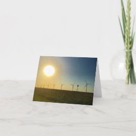 Texas-Sonnenuntergang notecard Karte