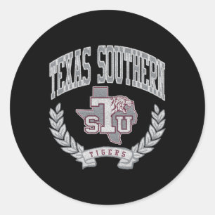 Texas Southern Tigers Sieg Runder Aufkleber