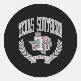 Texas Southern Tigers Sieg Runder Aufkleber