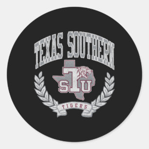 Texas Southern Tigers Sieg Runder Aufkleber