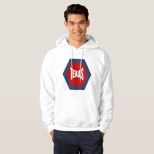 TEXAS-SPORT-KAPUZENPULLOVER HOODIE (Vorne ganz)