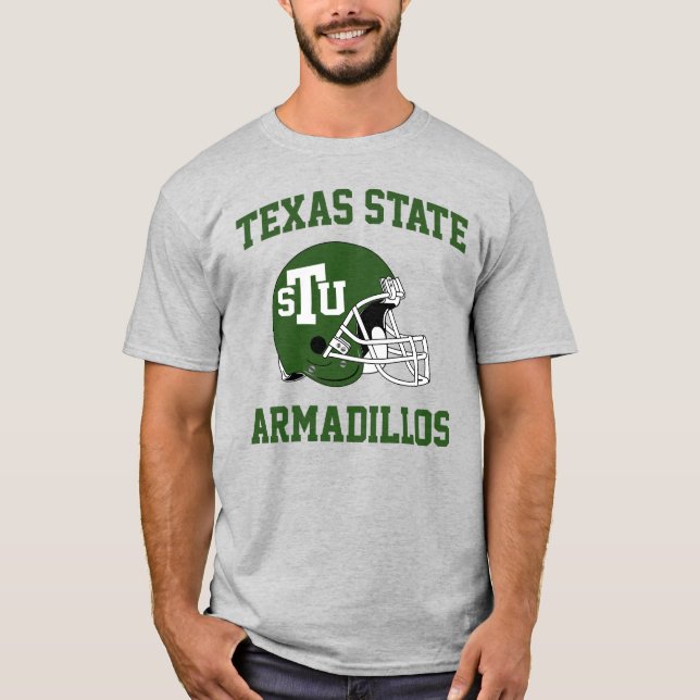 Texas Staat Armadillos T-Shirt (Vorderseite)