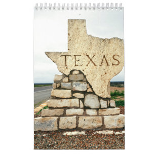 Texas Staat Collection Wall Calendar Kalender