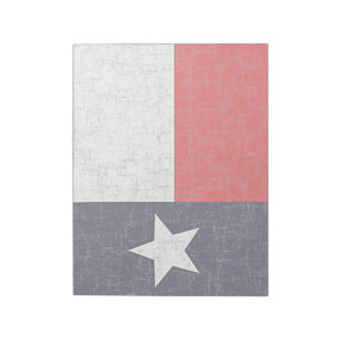 TEXAS-STAAT FLAG Notepad Notizblock