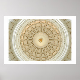 Texas Staat Hauptstadt Rotunda Poster